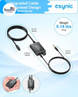 Portable Optical To 3 5mm aux Adapter-7 Ft Long-192khz Dac Converter-metal Shell