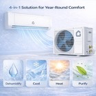 12000 Btu Mini Split Air Conditioner Heat Pump 115v 21 Seer2 750 Sq Ft Kit