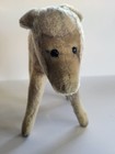 Vintage 1950s Steiff Germany Mohair Donkey With Shoe Button Eyes No Tags