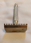 Vintage Gillette Ball End Safety Razor  Double Edge Made In Usa