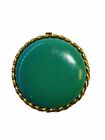 Art Deco Style Vee Vanity Circular Compact Powder And Blush Vintage Made In Usa