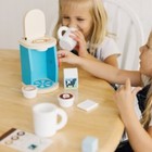 Melissa   Doug Wooden Coffee Maker Play Set     11pc Pretend Kitchen Toy