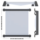 Starlink Mini Flat Surface Mount - Roof Installation Kit  uv Protected 