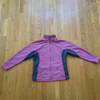 Avia Pink   Gray Fleece Jacket  Women s Large