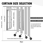 2 Panels Star Blackout Curtains For Girls Baby Bedroom Window Curtain Double    