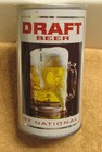  florida  Draft Beer By National  Pull Tab Top Beer Can  Miami  B o