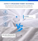 Full Size Mattress Protector Waterproof Mattress Topper Pad Cover Super Noise   