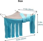 Guinea Pig Hideout Tunnel  Small Animal Hideaway Corner Fleece Toys Cage Curtain