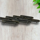 Lot 7 X Vintage Keeler Art Nouveau Ornate Twist Braid Brass Drawer Pulls Japan