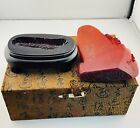 Antique Chinese Natural Shoushan Stone Hand Carved Landscape And Wall Sculpture
