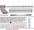 Ortho Retainer Wire Round Straight Lengths 14  Stainless Steel Dental Wires 10pk