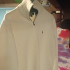 Polo Ralph Lauren Men s Beige Knit 1 4 Zip Mock Neck Sweater Size M