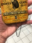 Antique Rare Canadian Minty C 1900 Tin  black Cat Shoe Dressing  Bill Hook  Rare