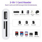 Tf sd Card Adapter Camera Reader For Samsung Galaxy S23 S21 S22 S20 S10 S8 S9