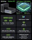 Gmktec M7 Mini Desktop Pc  Amd Ryzen 7 Pro 6850h 8c 16t  Up To 4 7ghz  32gb Ddr5