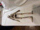 Vintage Day Of The Dead Hand Carved And Painted Wood Articulated Skeleton 21 