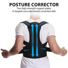 Posture Corrector Back Brace Adjustable Lumbar Shoulder Support Belt Men Women