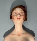 Miniature Dollhouse 1 12 Porcelain Lady woman Doll Ready To Dress - Lw84a