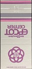 Epcot Center Walt Disney World Florida Vintage 30-strike Matchbook Cover B-4950