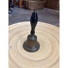 Brass Hand Bell With Black Wooden Handle