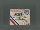 Us First Flight Cover New York 1927 Us Sc 230 Sc 236 And Sc C10 Plate