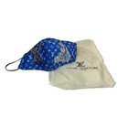Louis Vuitton Lv Logo Betty Boop Blue Face Mask Adjustable Ear Loops W  Pouch