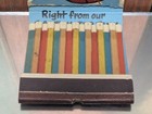 Vintage Matchbook Complete Full Feature Brown Derby Display Pop Up Lobster