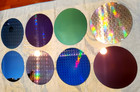 8 Semiconductor Silicon 300mm Wafers With Different Lithographic Designs  bbn