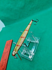 Vintage Old Fishing Lure  rare  Hard To Find Heddon Wooden Cobra Lure 