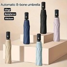 Automatic Umbrella  Anti-uv Sun rain Windproof 3 Folding Compact Umbrella