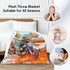 Kids Blanket- Dinosaur Blankets Gifts - Flannel Soft Throws 40x50 Multicolor