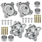 Front   Rear Wheel Hubs W  Studs   Bearings For Polaris Rzr 800 Rzr-800 2008-14