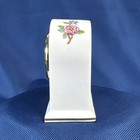 Vintage Aynsley Pembroke Mini Clock Bone China  2 5  6 5cm  Birds needs Battery