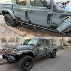 Running Boards Fit 20-26 Jeep Gladiator 4 Door Jt Drop Side Step Bdka Nerf Bar