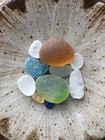 Beautiful Color Sea Glass 10pcs  Surf Tumbled  Weathered  Beach Glass01