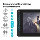 Refurbished Huion Kamvas 13 Graphics Drawing Pen Tablet 8 Key Green