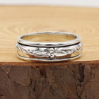 Solid 925 Sterling Silver Band   Spinner Handmade Jewelry Birthday Ring All Size