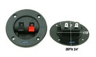  two 2 Pack Speaker Box Round Push Spring Post Terminal Cup Connector Subwoofer