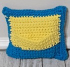 Handmade Crochet Tooth Fairy Pillow Yarn Thread Usa 