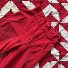 Vintage 1970s Youth Wide Leg Red Pants As Is Worn Flaws Hippie