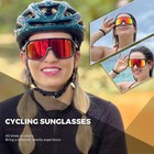 Polarized Sports Sunglasses Uv400 Cycling Driving Fishing Wrap Outdoor Glasses