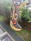 Northwest Coast Native Estate Find Humpback Whale  Carving Plaque