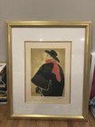 Henri De Toulouse Lautrec  Aristide Bruant  Signed Lithograph Art
