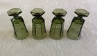 Vintage Green Fostoria Virginia Goblets Iced Tea Water Glasses 8 Oz Set Of 4