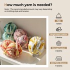 Chunky Yarn For Hand Knitting   Crocheting     Mixed Color Soft Bulky Jumbo Yar   