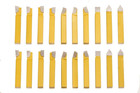 20pc 1 2  Carbide Tip Tipped Cutter Tool Bit Cutting Set For Metal Lathe Tooling