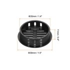 20pcs 35mm 1 4in Air Vents Circular Soffit Vents Black Soffit Vent Cover