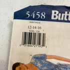 Butterick 5458 Vintage 1998 Wrap Dress Sewing Pattern Size 12-14-16 Easy Uncut