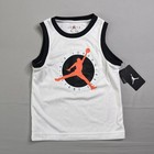 Jordan 2 Pc Set Youth 5-6 Years White Black Jumpman 23 Jersey   Shirt Nwts