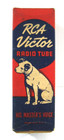 Vintage Rca Victor  41 Radio Tube Nipper The Dog Graphics Unopened Lg Box